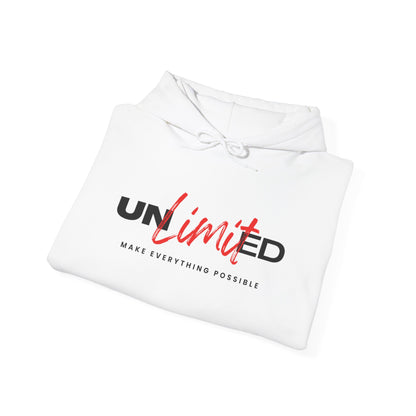 "Unlimited" Unisex Hoodie Sweatshirt | Perfect Inspirational Gift | Cozy Pullover | Everyday Wear