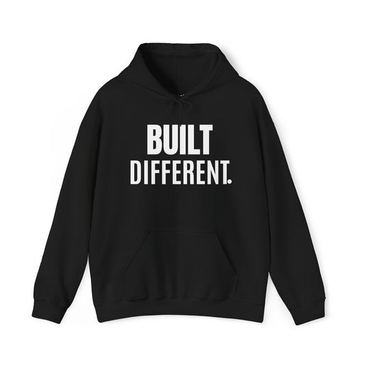 "BUILT DIFFERENT" Unisex Hoodie Sweatshirt | Cozy Pullover | Everyday Wear