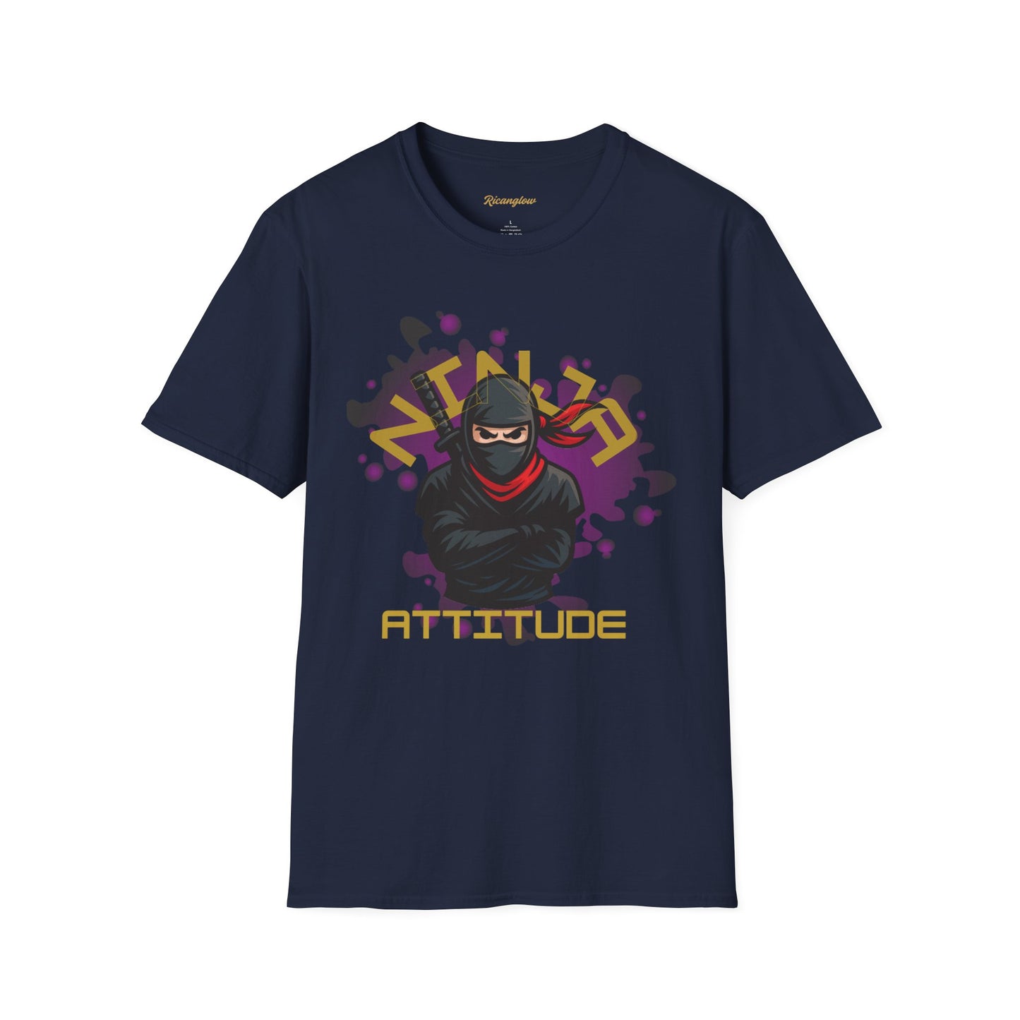 "NINJA ATTITUDE" Unisex Softstyle T-Shirt