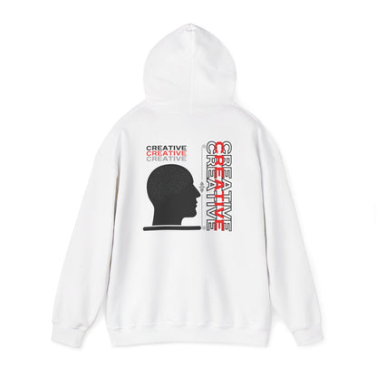 "CREATIVE" (*Back print*)Unisex Hoodie Sweatshirt | Cozy Pullover | Everyday Wear